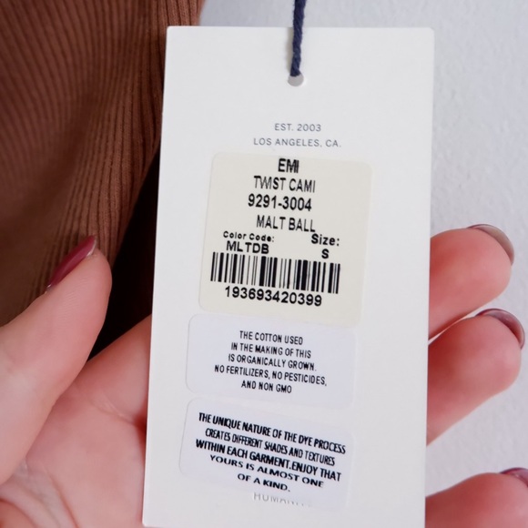 CITIZENS OF HUMANITY Emi Cami in Malt Ball - Picture 6 of 6